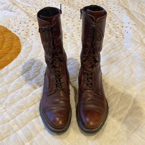 Tremp Italian Leather Lace-up Boots sz 38